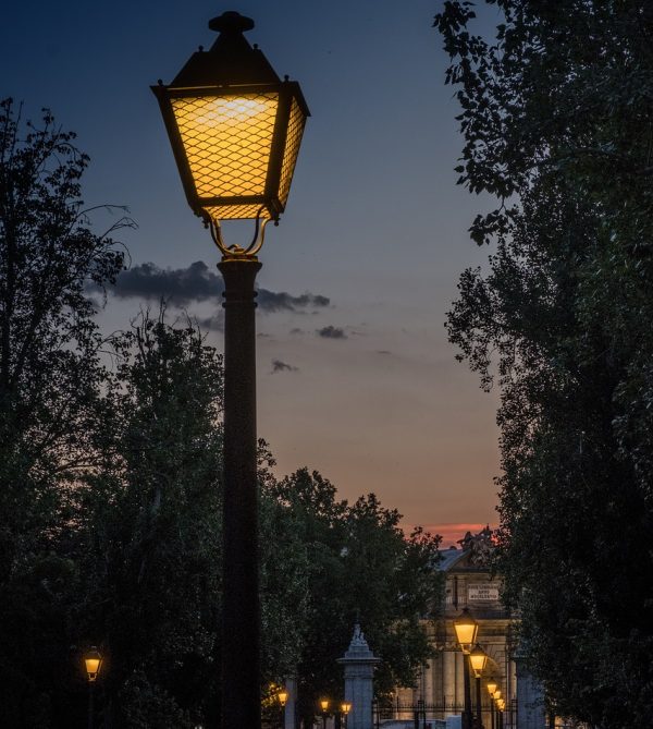 sunset, street lamp, light, warmth, darling, city, illumination, night, urban, street lamp, street lamp, street lamp, street lamp, street lamp, nature, night